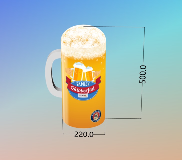 Riproduzioni Bottiglie Gonfiabili Personalizzate