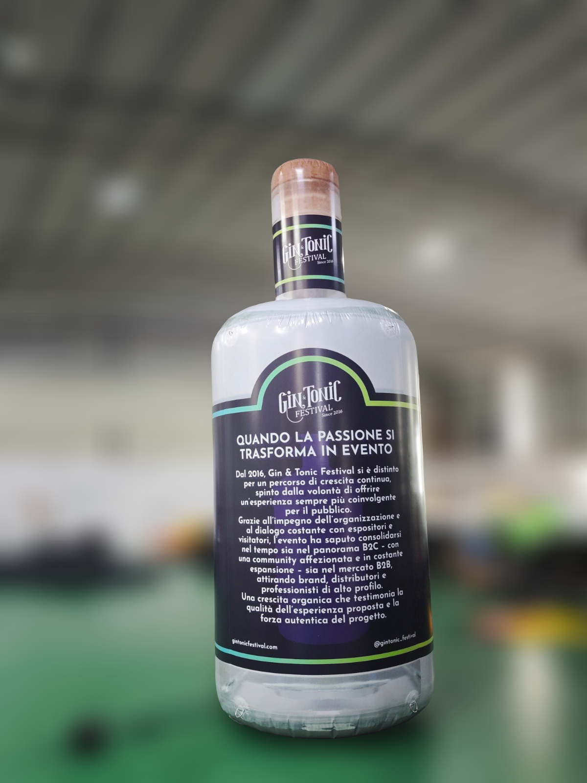 Riproduzioni Bottiglie Gonfiabili Personalizzate