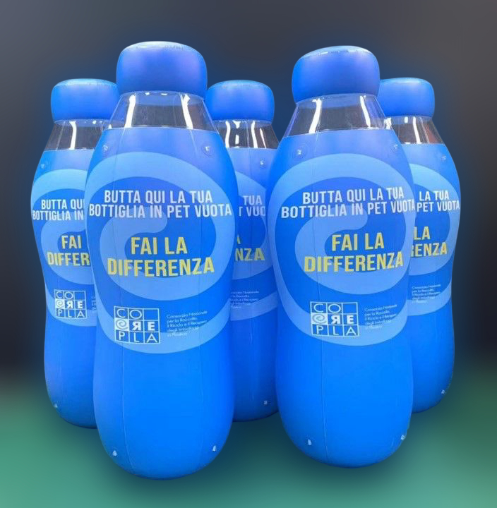 Riproduzioni Bottiglie Gonfiabili Personalizzate