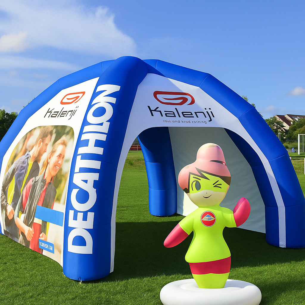 Gazebo Gonfiabile ad Aria Continua Personalizzabile