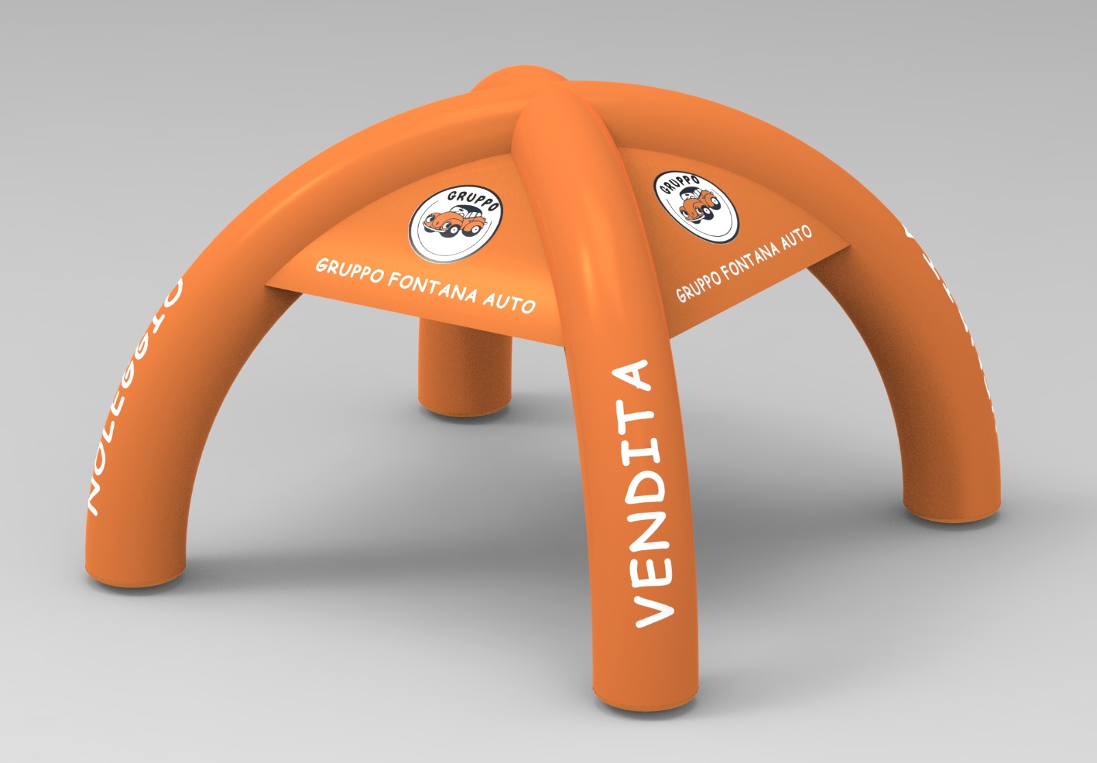 Gazebo Gonfiabile ad Aria Continua Personalizzabile