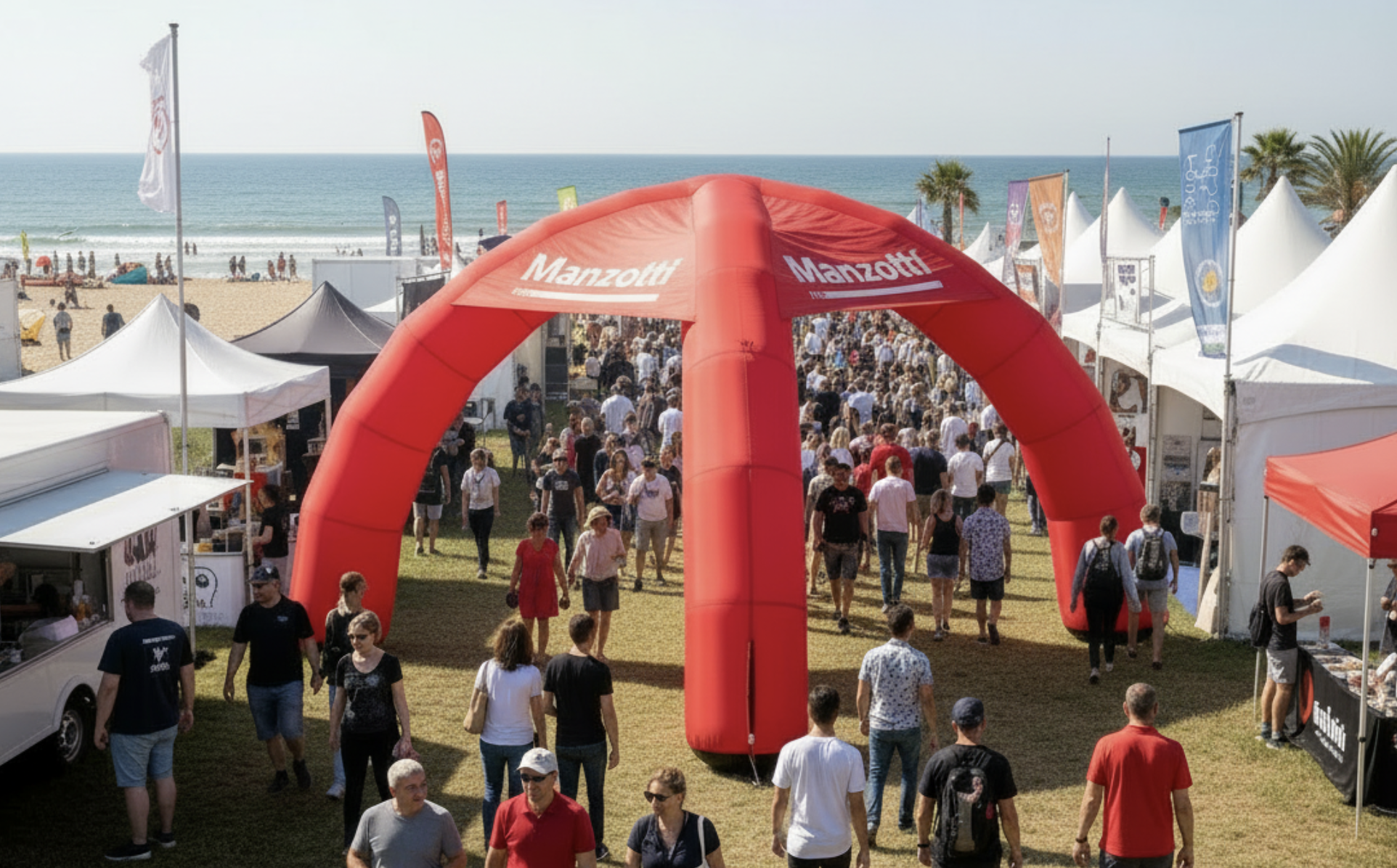 Gazebo Gonfiabile ad Aria Continua Personalizzabile