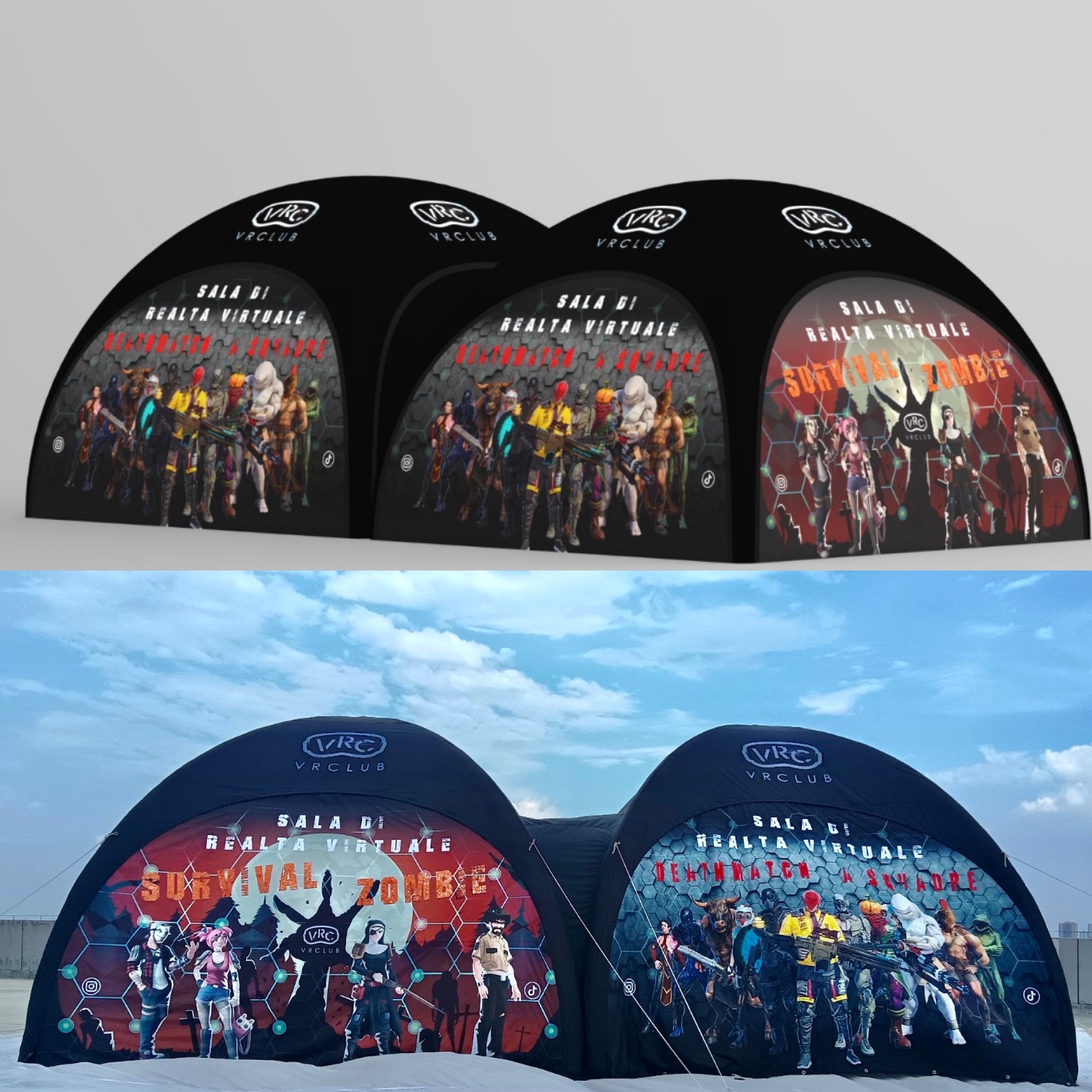 Gazebo Gonfiabile A Tenuta Stagna Personalizzabile