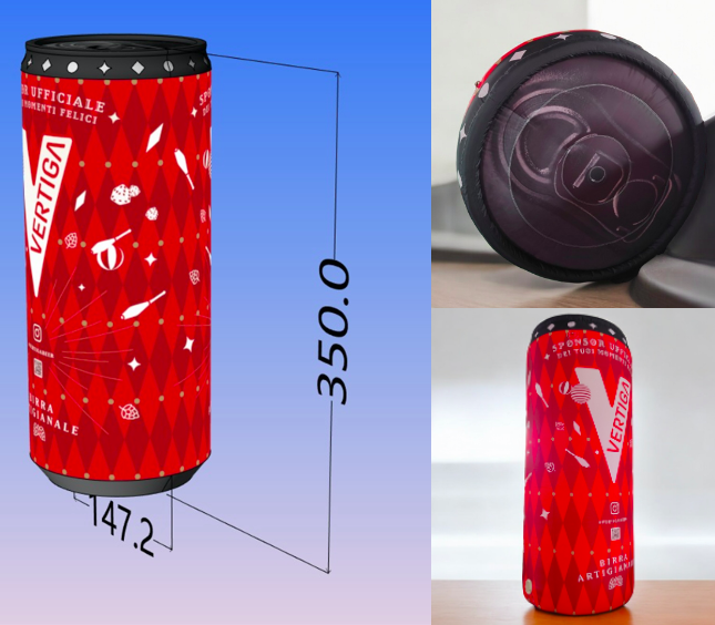 Riproduzioni Lattine Gonfiabili Personalizzate