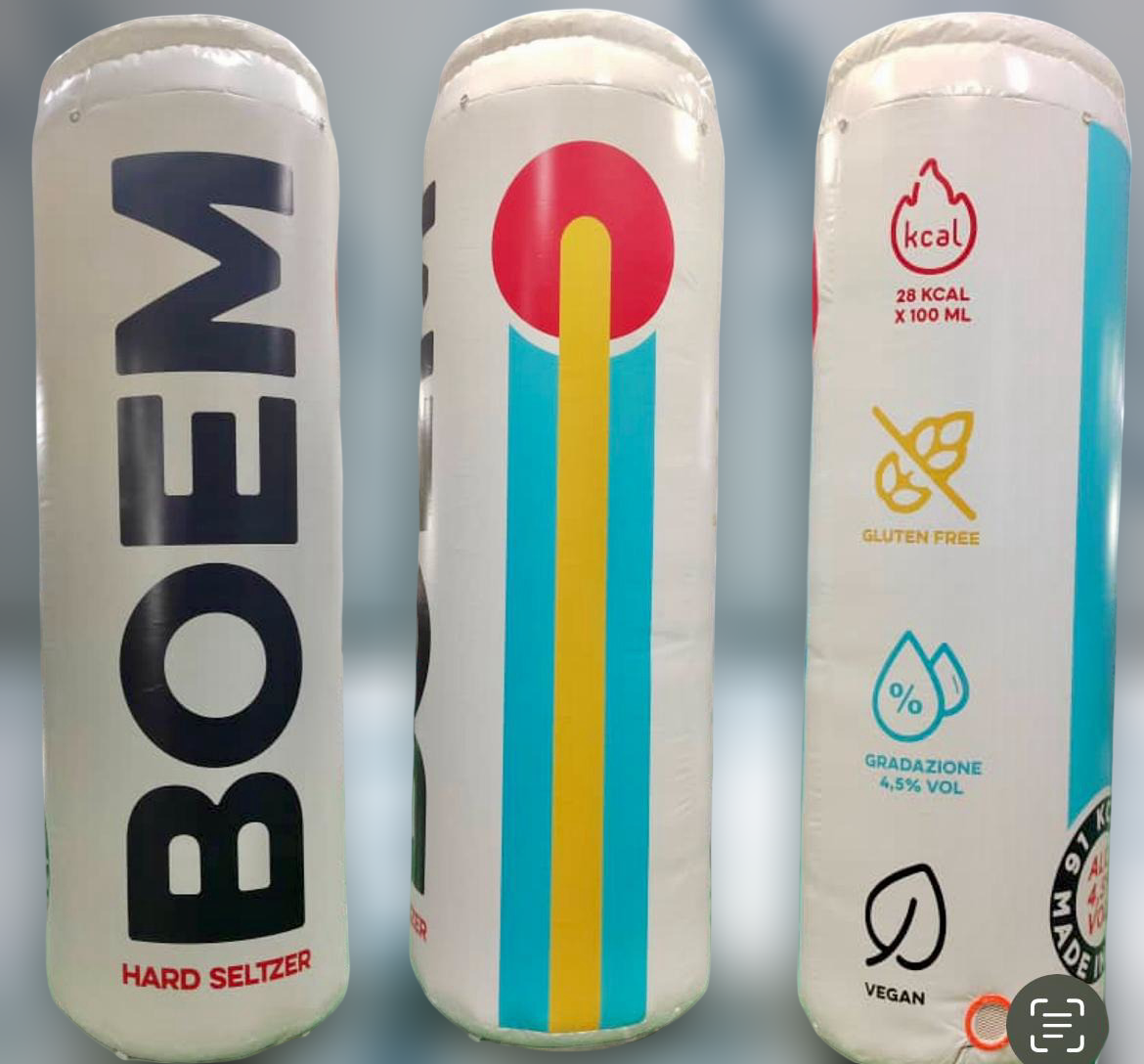 Riproduzioni Lattine Gonfiabili Personalizzate