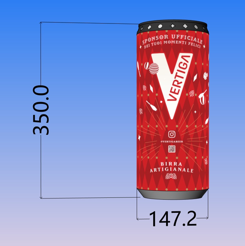 Riproduzioni Lattine Gonfiabili Personalizzate