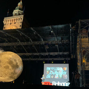 Luna Gonfiabile Gigante Illuminata
