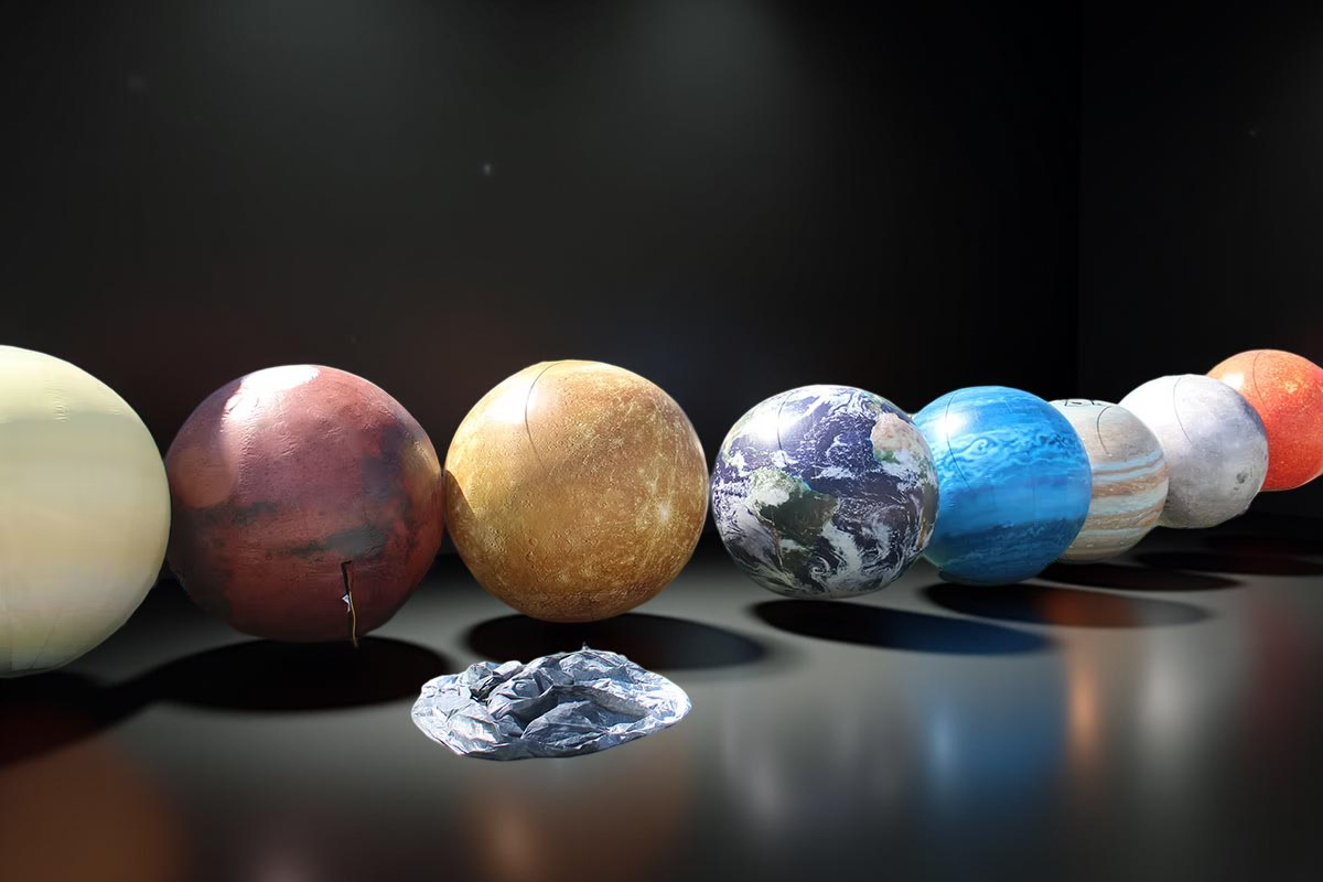 Terra Gonfiabile Gigante Illuminata