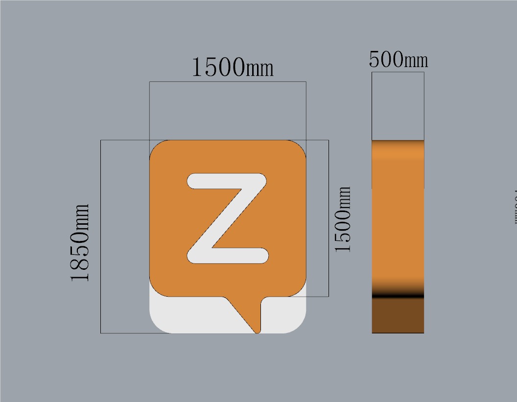 Logo Gonfiabile 3D su Misura