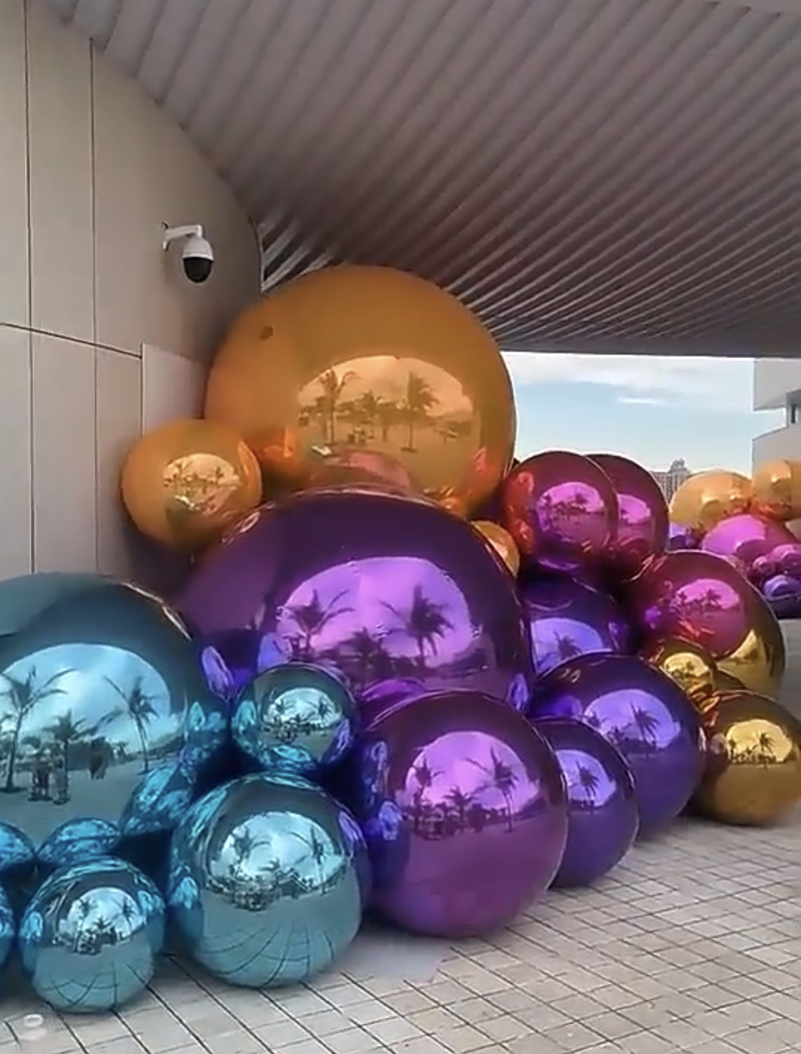 Sfera Specchiata Gonfiabile Mirror Ball