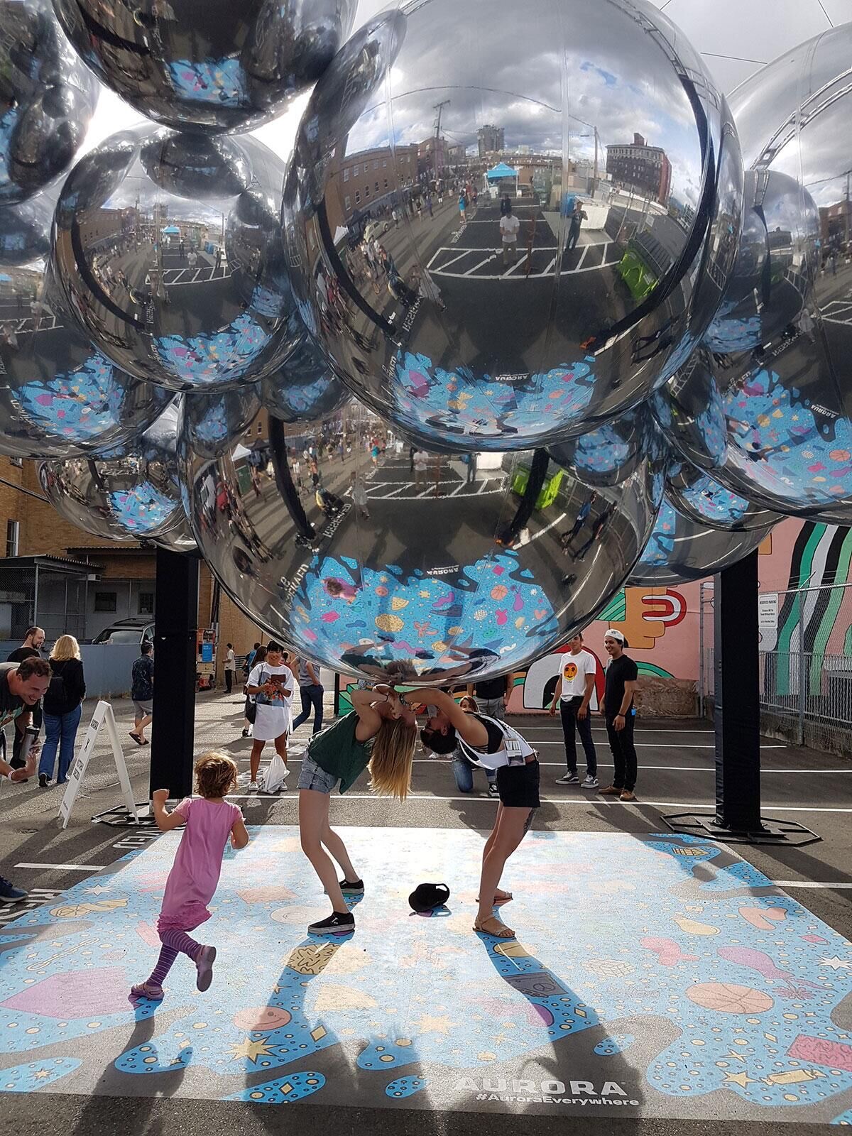 Sfera Specchiata Gonfiabile Mirror Ball