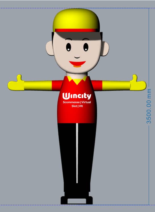 Sky dancer con Braccio Movibile